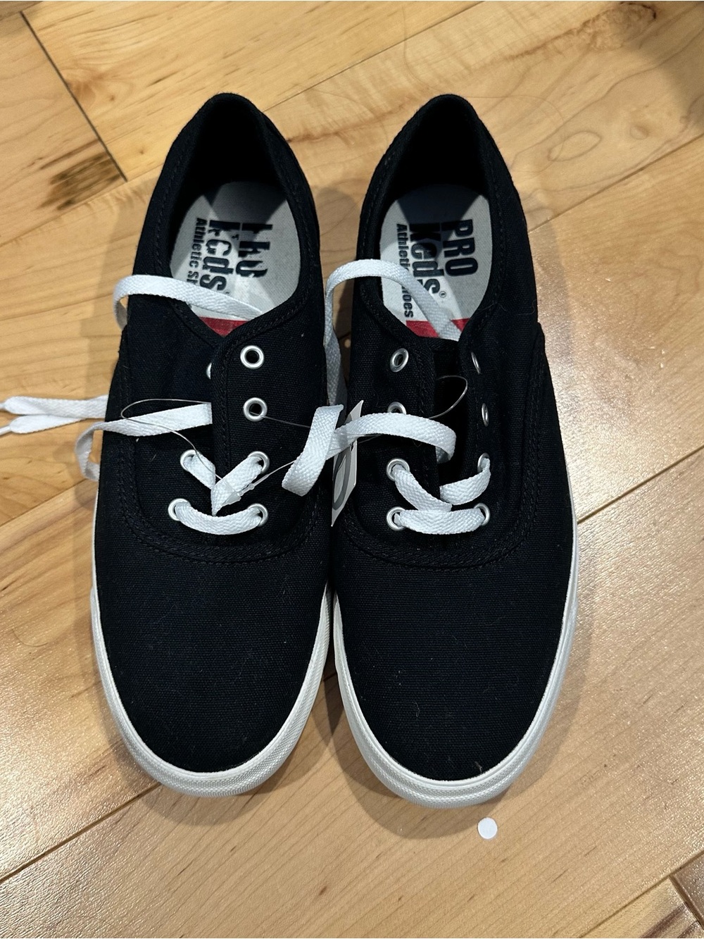 Pro-Keds Women Black Canvas Low-Top Sneakers